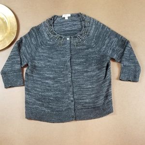 Coldwater creek Black Cardigan size 2x 20 22